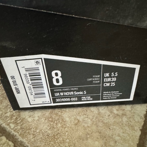 Under Armour Women's HOVR Sonic 5 Running Shoe - Picture 5 of 5